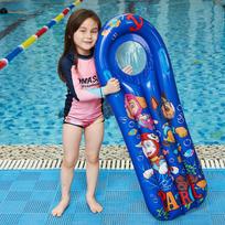 Spalvinga vienaragio sparno pripučiama plaukiojanti lova - Storas plaukiojimo ratas žaislas Water Ride-on