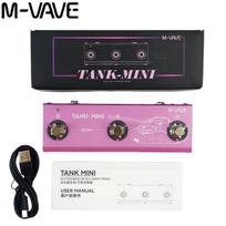 M-VAVE Tank-G Gitaros Multi-efektų Pedalas | 36 Nustatymai & 20 val. Baterija | Pro Studija/Gyvas Pasiklausymas/Scena FX Centras rožinė