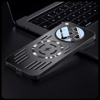 Išsklaidantis metalinis magnetinis dėklas skirtas OPPO Find X8 Ultra X8s X8 Pro Magsafe Aliuminio lydinio Atsparus smūgiams Kietas dangtelis for Find X8 Ultra juoda