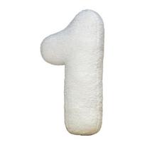 Alphabet Letter Shape Pillow PP Cotton Filled Car Seat Cushion Soft Fabric Digital Throw Pillows 0-9 Math Symbols Sofa Bed Decoration A