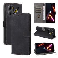 Flip Cover for  ZTE nubia Neo 3 PU Leather Full-Body Protection With [RFID Blocking] Shockproof Durable Retro Phone Case for  ZTE nubia Neo 3 juoda