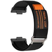 Nailono dirželis Huawei Watch Fit 4 Pro juostai Sportinis Vyrams Moterims Pakeičiama apyrankė Huawei Fit 3 Fit 4 Kelionės kilpa Correa Aksesuarai Huawei Fit 4 Pro &Black juoda