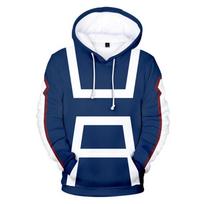 Mano herojaus akademija Midorija Izuku Visagalis Cosplay kostiumas Mokyklinė uniforma Boku No Hero Academia 3D spaudas Vyriški džemperiai S