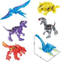 112 Stilius 8vnt/1 rinkinys Dinozaurų konstruktorių žaislai Kaladėlės Figūrėlės Žaislai Vaikams Gimtadienio Kalėdų Dovana 77122