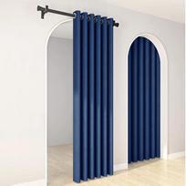 Aukšto tikslumo užuolaida, baigtas užuolaidų audinys, vientisos spalvos, šilumos izoliacija, langas + užtemdymas 132 * 46cm [punch 1 piece] 230g tamsiai mėlyna spalva