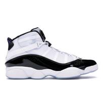 Air Jordan 6 Rings Concord Vyriški sportbačiai Balti Juodi-Tamsiai-Concord 322992-104 40