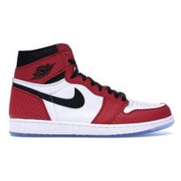 Marvel x Air Jordan 1 Retro High OG Origin Story Unisex sportbačiai Raudoni Gym-Red Balti 555088-602 41
