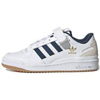 Adidas Forum Low Balti Laivyno Mėlyni Unisex Sportbačiai Debesėlių Baltumo Guminis Padukas GY2648 46