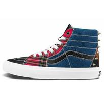 Vans Sk8-Hi Tartan Daze Unisex Kedai Daugiaspalviai Rūgštiniai Dažyti VN0A32QG9GB 35