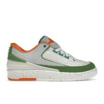 Titan x Air Jordan 2 Retro Low Moteriški Sportbačiai Kreminė Burinė Saugiai Oranžinė DV6206-183 35.5