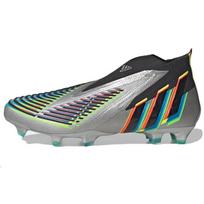 Adidas Predator Edge+ FG Sidabrinis Metalikas Juodas Vyriški Sportbačiai Pagrindinė Juoda Komandinė Saulėta Žalia HR1560 40