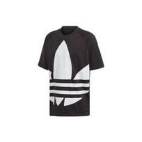 Adidas Originals Big Trefoil Dėžutės formos marškinėliai Oversized spaudinys Vyriški viršutiniai drabužiai Juodi FM9904 M white