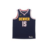 Nike NBA Basketball Jersey Vest Denver Nuggets Nikola Jokic No. 15 Men Tops Navy-Blue CW3663-420 L