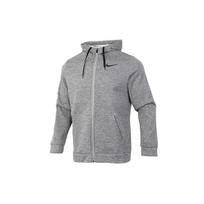 Nike Therma su užtrauktuku treniruočių vilnos striukė su gobtuvu vyriška viršutinė apranga pilka CU6232-063 M gray