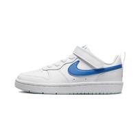 Nike Court Borough Low 2 PSV Balti Nuotraukos Mėlyni Vaikų Sportbačiai Grynas Platina Stadiono Žalia BQ5451-123 28