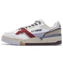 Li Ning 001 Odiniai Neslidūs Smūgius sugeriantys Atsparūs dėvėjimuisi Žemo profilio Sportbačiai Vyriški Sportbačiai Balta Pilka Raudona AZGS091-3 43⅔