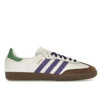 adidas Samba OG Off White Violetinės Žalios Moteriški Kedai Kreminiai Kolegiška Violetinė Naudoti Žali ID8349 36⅔