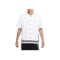 Nike Quick-Dry Trumpomis Rankovėmis Krepšinio Marškinėliai Vyrams Viršutiniai Drabužiai Balti Juodi FN2876-100 L
