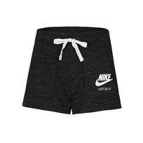 Nike Sportswear Vintažiniai megzti kvėpuojantys šortai Moteriški šortai Juodi 883734-010 S black