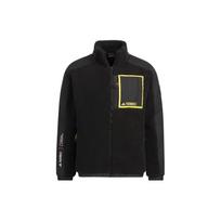 Adidas X National Geographic Spalvų Blokų Lauko Vilnos Striukė Vyriška Striukė Juoda IL8982 M