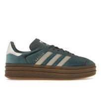 adidas Gazelle Bold Mineral Green Velvet Moteriški sportbačiai Putty-Grey IG4391 38⅔