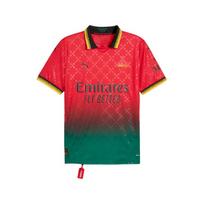 OFF-WHITE x Puma AC Milan Replica Marškinėliai Raudoni Vyriški Streetwear 783001-02 S