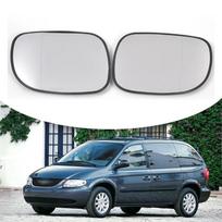 Galinio vaizdo veidrodžio stiklas 1996-2007 m. Chrysler Grand Voyager White - Right