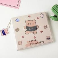 CD saugyklos kolekcijos knyga, laisvų lapų CD dėžutės laikiklis, nešiojamas kortelių laikiklis, animacinis lokys, DVD segtuvas, CD