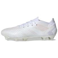Adidas Predator Accuracy.1 žemi suvarstomi futbolo bateliai kietai dangai Unisex Futbolo bateliai Balti GW4576 40