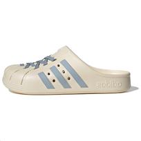 Adidas Adilette Mediniai šlepetės Patogios Patvarios Uždengtu pirštu Šlepetės Unisex Avalynė Šviesiai kreminės Mėlynos JH9850 36⅔