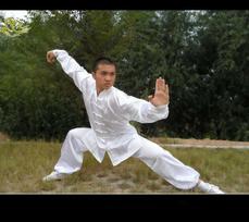 Vyriškas ir moteriškas Tai Chi kostiumas - Suaugusiųjų kovos menų praktikos ir pasirodymų rinkinys, Pavasaris/Ruduo XXXXL balta