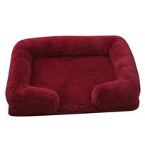 Pliušinė apvali naminių gyvūnų lova šunims ir katėms - Žieminis šunų kilimėlis S 40x35x12cm (No Inner Liner) juoda