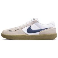 Nike Sb Force 58 Balti Šviesiai Rudi Gumos Ritinlentės Batai CZ2959-100 38.5
