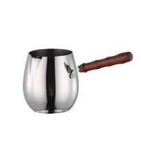 300ml/420ml/600ml turkiškas kavos puodelis su snapeliu, kavos virimo aparatas, pieno ąsotis, latte meno puodelis, mocha 300ml-wooden handle