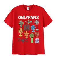 Juokingi OnlyFans Memai T-shirt Vyrams Moterims Humoras Apvalia Kaklo Apranga Trumpomis Rankovėmis T-shirt'ai Retro Mada Aukštos Kokybės Medvilninis T-shirt Viršūnės S