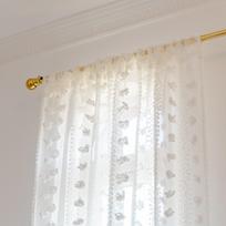 Amerikietiška kaimiška retro užuolaida užbaigta balkono skaidri miegamojo valgomojo virtuvės tuščiavidurė prašmatni su kutais iškyšos lango užuolaida Height 45 * 132 wide