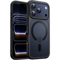Magnetinis dėklas Magsafe iPhone 17 Pro Max Air 16E 16 E 15 Plus 14 13 12 11 Mag Safe Skaidrus Matinis Minimalistinis Atsparus smūgiams Telefono dėklas Priedai For iPhone Air juoda