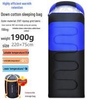 Baltoji pūkų nulinės temperatūros miegmaišis žiemai, lauko ir vidaus naudojimui Single Sleeping Bag