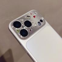 Fotoaparato objektyvo stiklas iPhone 17 Pro Max 17 Air deimantinis galinio fotoaparato objektyvo apsauginis dangtelis iPhone17Pro Max objektyvo stiklui For iPhone 17 Pro aero