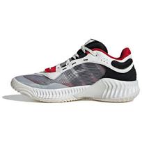 Adidas PRO VENTILATE LOW Cushioning Anti-Slip And Wear-Resistant Low-Top Basketball Shoes Unisex White Black Red Sneakers JH5837 42⅔
