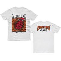 PARUOŠTAS SANDĖLYJE Aukščiausios kokybės Marškinėlio spausdinimas Gatvės stilius Metallica St Anger Baltas Vintažinis T-shirt Vyriškas dizainas Amerikietiškas S