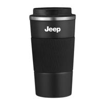 1 vnt. Automobilinė termosinė kava Puodelis Kelioninis Nešiojamas Izoliuotas Butelis JEEP Grand Cherokee WK WK2 KJ KK KL Commander XK Renegade juoda