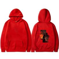 Prancūzų reperis Luv Resval Etoile Noire Grafinis džemperis su gobtuvu Vyrams Moterims Hip Hop Pop Muzikos džemperis Vyriškas laisvalaikio medvilninis vintažinis džemperis su gobtuvu S