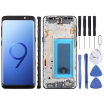 Samsung Galaxy S9 SM-G960F 5,7 colio TFT LCD ekrano skaitmenintuvo pilnas surinkimas su rėmeliu juoda