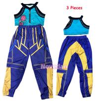 Kids KPop Demon Hunters Zoey Rumi Mira Costume Fancy Dress Cosplay Huntrix Anime Cosplay for Girl Halloween Carnival Party Kids 120cm&Demon Hunters K Pop