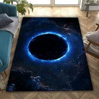 3D Iliuzijos Grindų Kilimėlis Modernus Galaktikos Kosmoso Žvaigždžių Rašto Kilimėlis Skalbiamas Mašinoje Fantazijos Kilimėlis Tinka Namų Svetainės Dekoras 40x60cm