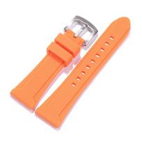 22mm 24mm 26mm Aukščiausios kokybės guminė laikrodžio apyrankė Laikrodžio apyrankės Panerai Sport Laikrodžiams Atspari vandeniui Kvėpuojanti Apyrankė Vyrams Moterims 18mm oranžinė