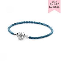 Pandora Moments Pintas odinis apyrankė su kriauklių sagtimi 598951c01 S1