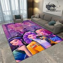 KPop Demon Hunters spausdintas kilimas Neslystantis kilimas lauko kilimai zoninis kilimas Namų miegamojo dekoras kilimas miegamajam gimtadienio dovana 40x60cm