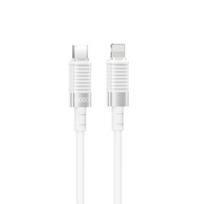 Xo Usb-c - Usb-c laidas, 1m, 60w, baltas, Pd greitas įkrovimas